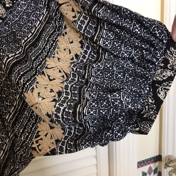 RACHEL Rachel Roy Womens Boho Top Size‎ M Dolman Sleeve Crochet Lace Oversized - Picture 7 of 12